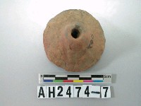 藏品(紅色細砂素面陶紡輪)的圖片